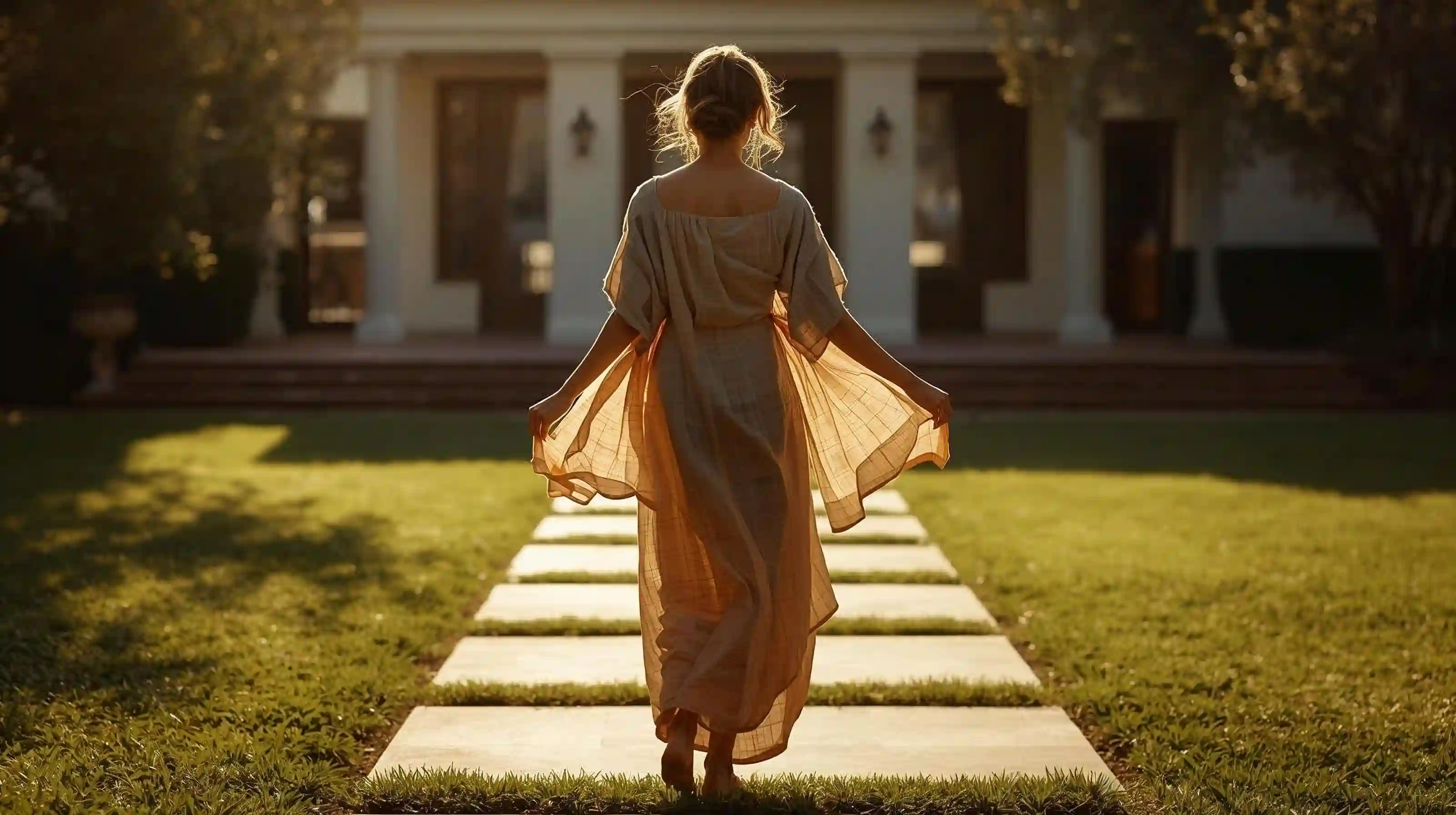 Paisagem natural com estética editorial